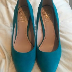 Turquoise Vince camuto heels